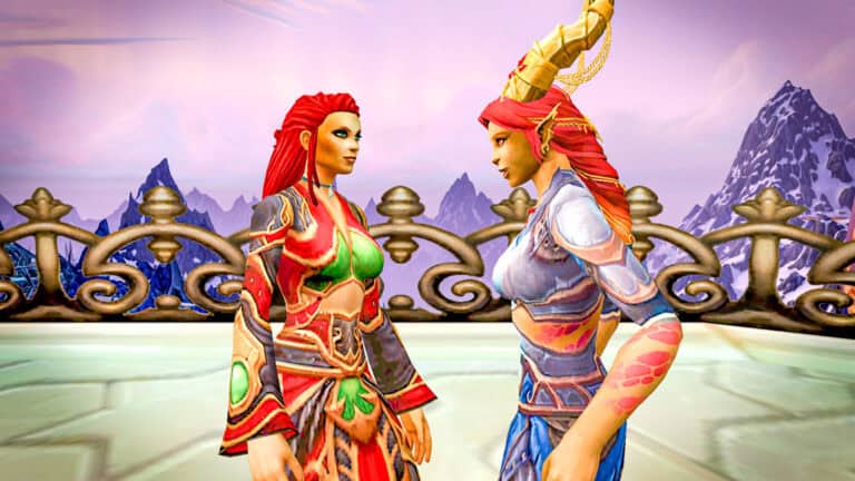 Alic und Teyla in Dalaran